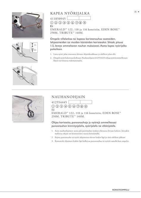 HUSQVARNA VIKING Accessory User S Guide Finnish