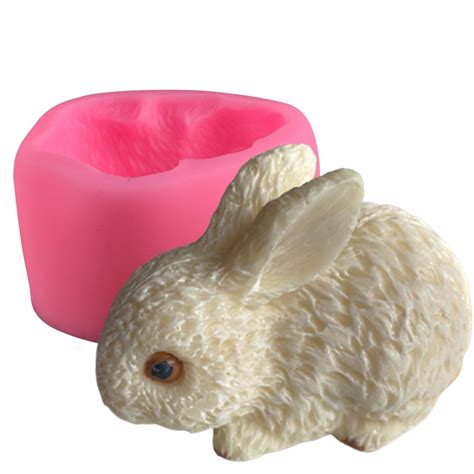 3d Easter Rabbit Mold Diy Aromatherapy Candle Modeling Candle