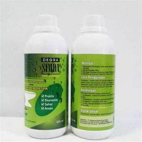 Jual Degra Simba Original Obat Anti Sumbat Mampet Mengatasi Wc Septic