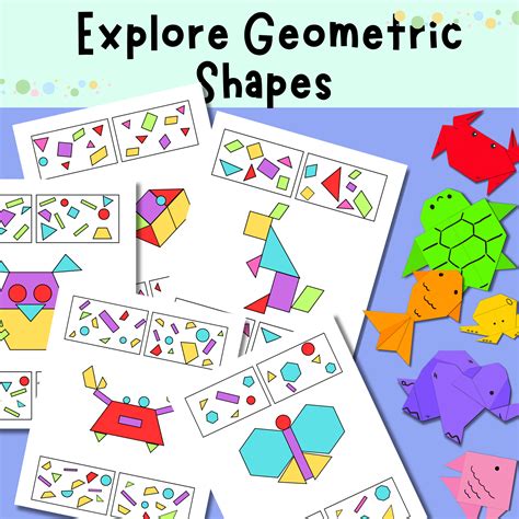 Explore Geometric Shapes: Educational Puzzles Activities for Young ...