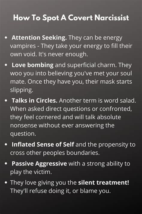 Covert Narcissist How To Spot One Artofit