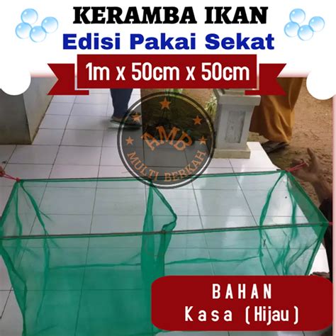 Jual Keramba Ikan Sekat Hapa Jaring Ikan Bahan Kasa Ukuran M X Cm X