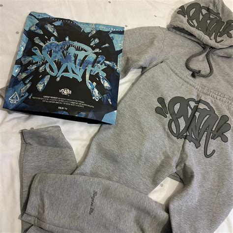 Syna World Og Tracksuit Grey Size L New With Tags Depop