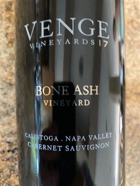 2017 Venge Vineyards Cabernet Sauvignon Bone Ash Vineyard USA