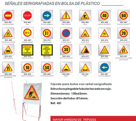 SeÑales Serigrafiadas En Bolsa De PlÁstico Portasignal