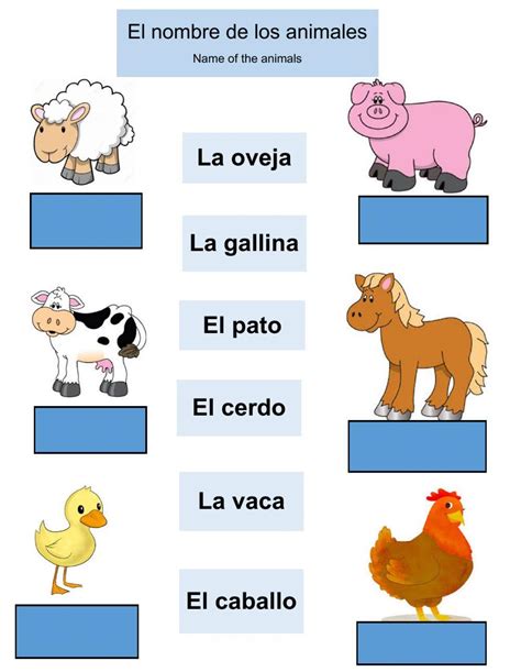 Name of the Animals worksheet | Live Worksheets - Worksheets Library