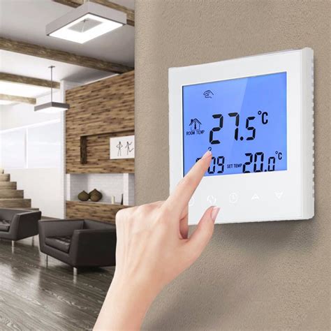 Wifi Thermostat Electric Heating Thermostat With Touchscreen Smart