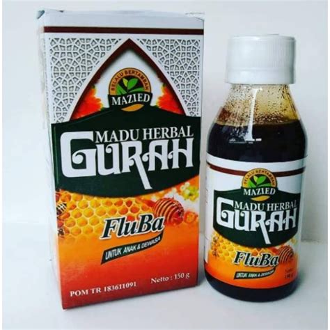 Jual Kemasan Baru Madu Gurah Flu Dan Batuk Ekstrak Daun Saga Flu Fluba