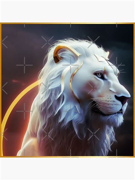 Lion With Golden Armor Midjourney Poster For Sale By Yuhhghosted