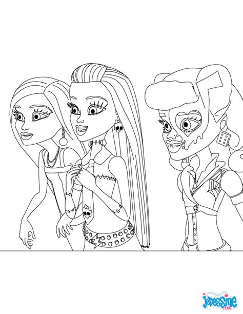 Coloriage A Imprimer De Monster High Sur Hugo L Escargot Haut