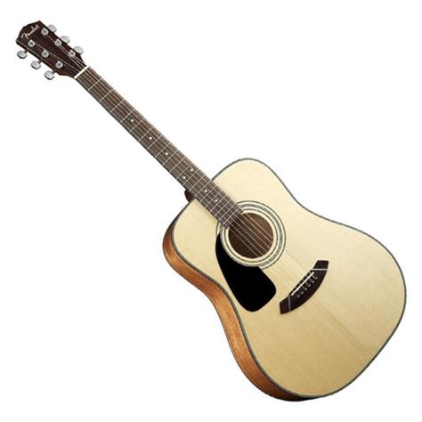 Disc Fender Cd L H Acoustic Guitar Natural At Gear Music