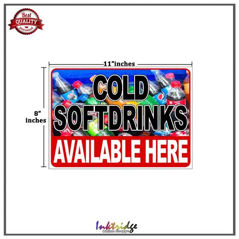 Cold Softdrinks Available Here Signages A X Inches