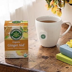 Amazon Traditional Medicinals Organic Ginger Aid Herbal Wrapped