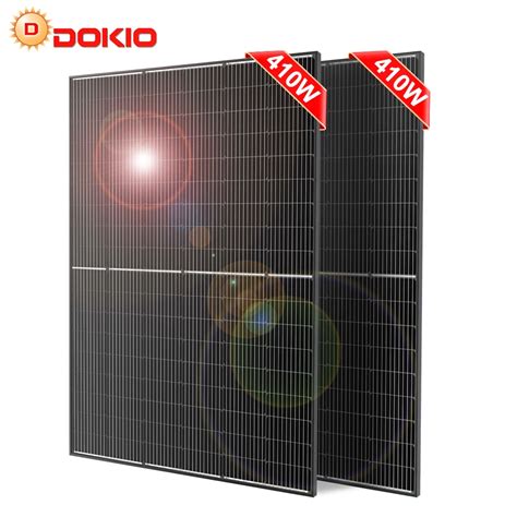 Dokio W Solar Panel Balkon Kraftwerke Solarmodule Wasserdicht Solar