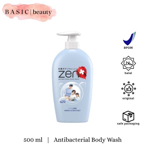 Jual Basic Beauty Zen Antibacterial Sabun Cair Shiso Seasalt Pump