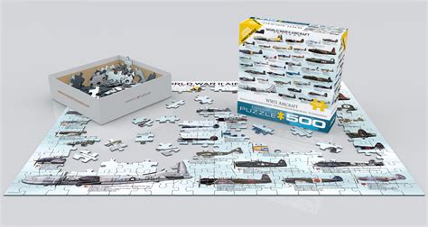 World War Ii Aircraft Pieces Eurographics Puzzle Warehouse