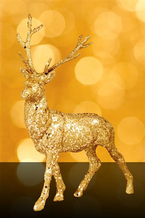 Golden Reindeer Free Stock Photo - Public Domain Pictures