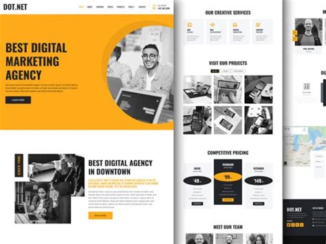 Digital Marketing Website Templates Free