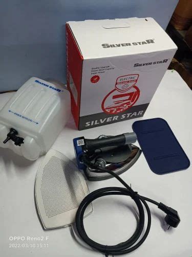 Power Watt Watt Silver Star Industrial Steam Iron Bottle Type