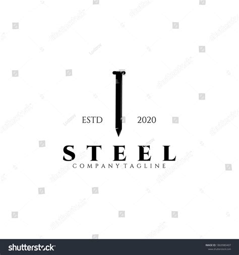 Steel Logo Vector Illustration Design Steel Stock Vector (Royalty Free ...