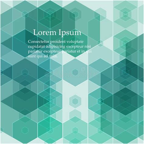 Vector Abstract Geometric Background Template Brochure Design Stock