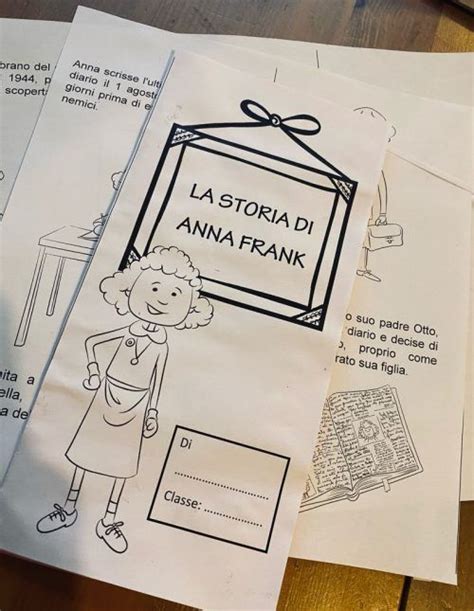 Giornata Della Memoria Il Lap Book Di Anna Frank Maestra Elena