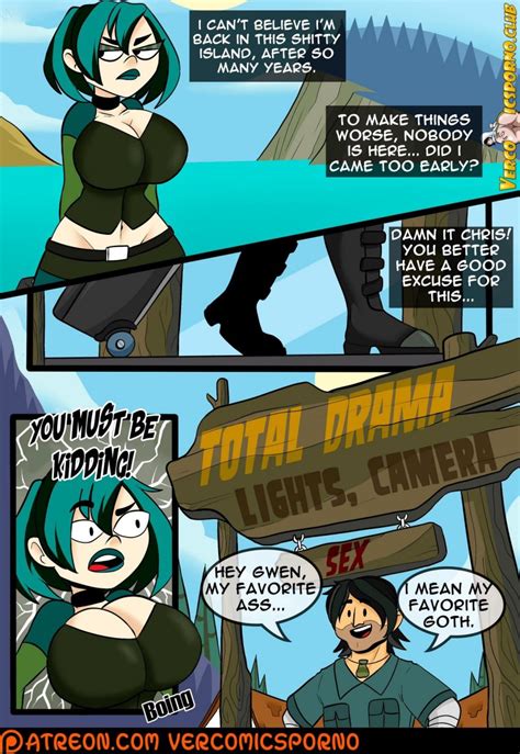 Rule 34 Chris Mclean Comic Comic Page English Text Gwen Tdi Total Drama Series Total Drama