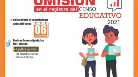 Omisión en el registro de censo educativo 2021 Noticias Unidad de