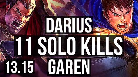 Darius Vs Garen Top M Mastery Solo Kills Games