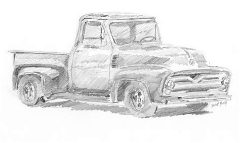 Dodge Truck Sketch at PaintingValley.com | Explore collection of Dodge Truck Sketch