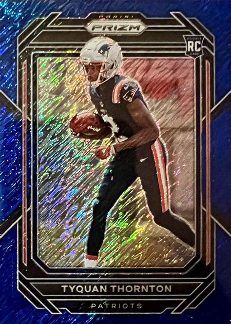 Tyquan Thornton Prizm Blue Shimmer Price Guide Sports Card