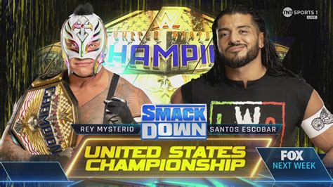 United States Title Match More Set For 9 29 WWE SmackDown