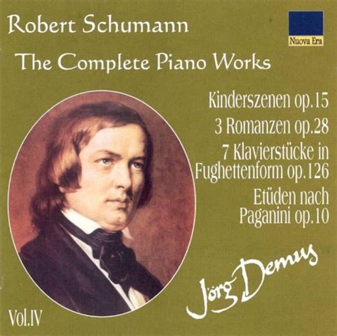 Schumann Complete Piano Works Vol 4 Jorg Demus CD Album