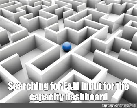 Meme Searching For Eandm Input For The Capacity Dashboard All