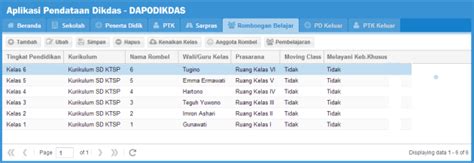 Berbagainfo Formulir Rombongan Belajar