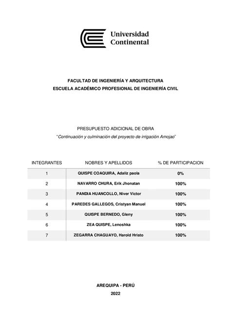 Examen Parcial Costos Y Presupuestos De Obra Exámenes De Gestión De Costes Docsity