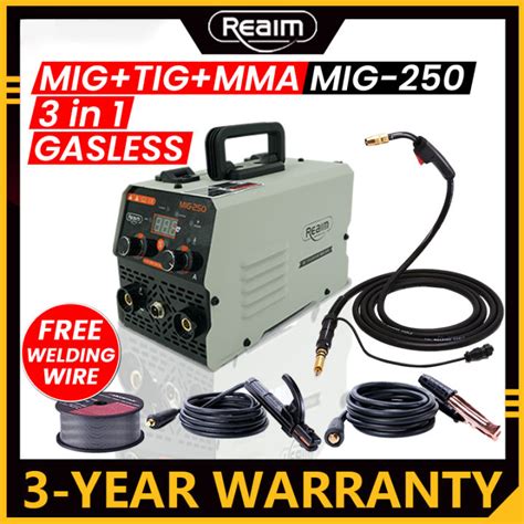 REAIM MIG Welding Machine Inverter Arc MMA 2in1 Portable Lazada PH