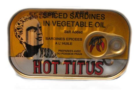 Titus (Sardines in vegetable oil Reg and Hot) by unimer group – Opparel