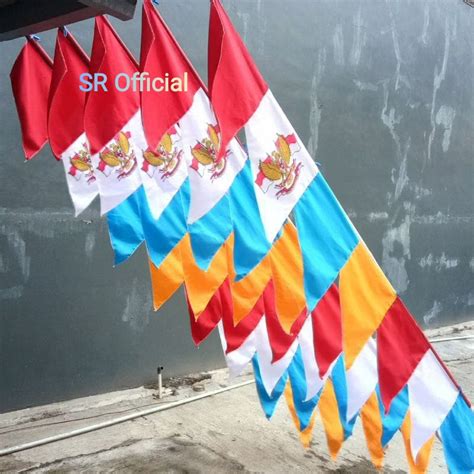 Jual Bendera Merah Putih Motif Umbul Umbul Garuda Bendera Umbul Umbul