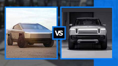 Tesla Cybertruck Vs Rivian R T Le Match