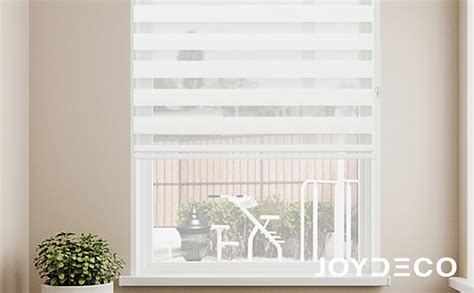 Amazon Joydeco Zebra Blinds For Windows Cordless Inch Wide