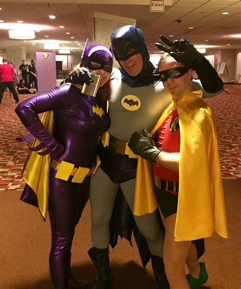 1966 Batman Batgirl Robin costume. diy. Yvonne Craig