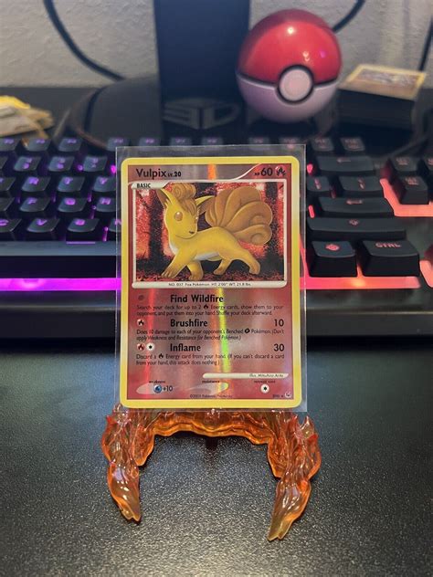 Mavin | Pokemon Platinum Shiny Vulpix SH6 Reverse Holo Secret Rare NM