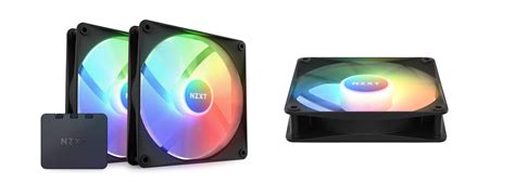 NZXT F140 RGB Core RGB Fans with RGB Controller - Black