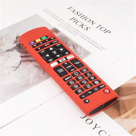 Silicone Remote Control Protective Case Cover For Tv Akb Red