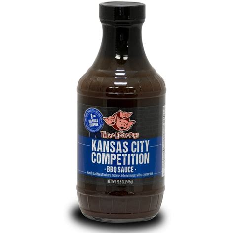 Three Little Pigs Kansas City Competition BBQ Sauce - Stockyard BBQ Supply