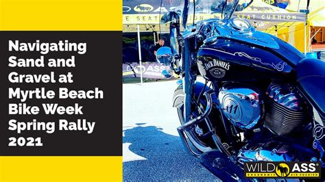 Navigating Sand And Gravel At Myrtle Beach Bike Week Spring Rally 2021