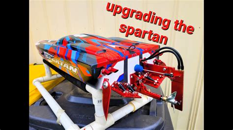 Traxxas Spartan Installing Rc Boat Bitz Upgrades Dual Trim Tabs