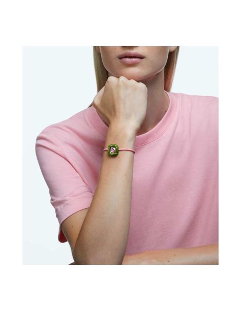 Swarovski Women S Dulcis Aluminium Bracelet Green