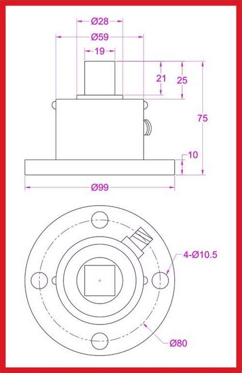 Flange To Square Drive Torque Sensor Static Reaction Torque Transducer